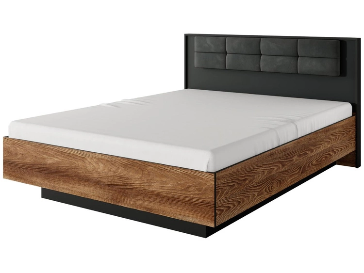 Schlafzimmer-Set Montreal Kastanie, Schwarz