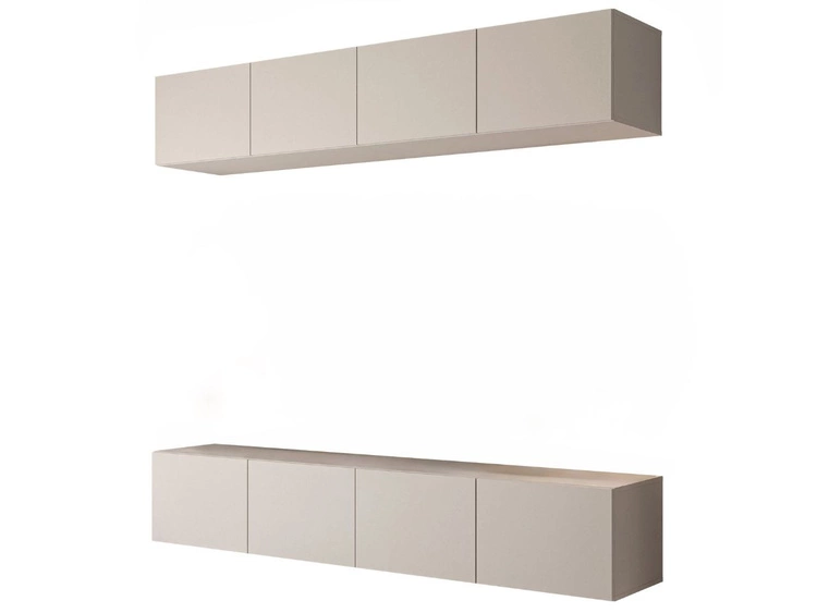 Hängende Wohnwand für das Wohnzimmer Nodoo Kaschmir