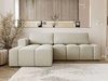 Ecksofa L-Form Links mit Schlaffunktion und Bettkasten Lana Beige