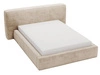Polsterbett mit Bettkasten und Lattenrost 120x200 Monza Beige