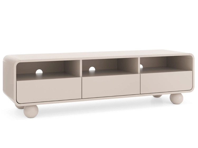 Modernes Wohnzimmer-Möbelset Soffio Kaschmir