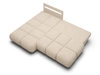 Ecksofa mit Schlaffunktion und Bettkasten Links Milet Beige