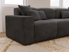 Ecksofa L-Form Rechts Moderne Ecksofa Leni Schwarz