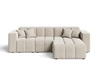 Ecksofa L-Form Rechts Moderne Ecksofa Loopo Beige
