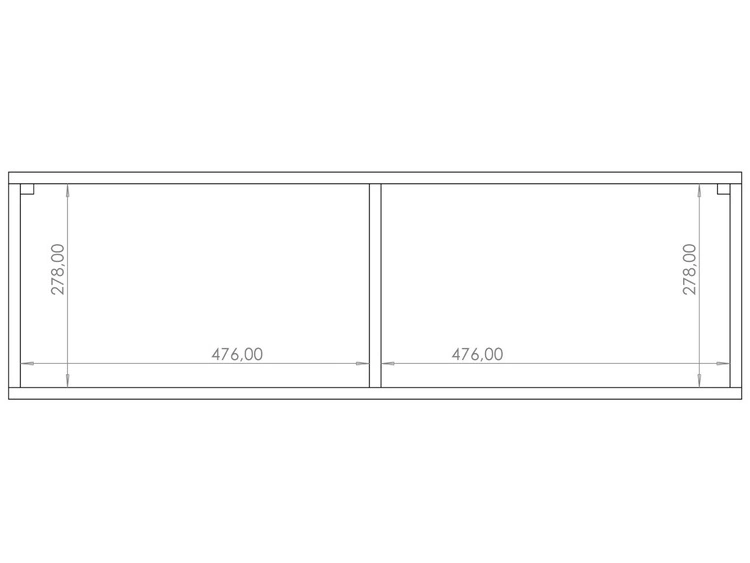 TV-Lowboard mit Türen 100 cm Kioto Cashmere