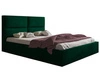 Polsterbett mit Bettkasten und Lattenrost 180x200 Marad Grün 