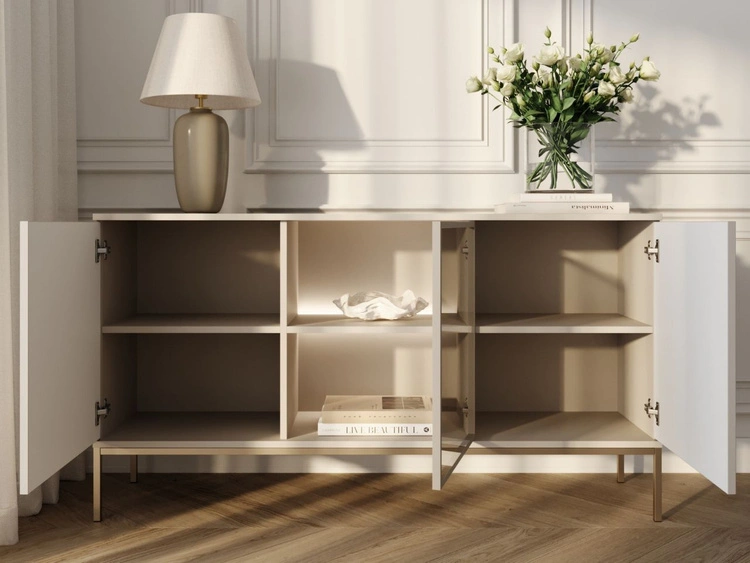 Türkommode mit Led Deo 154 cm Kaschmir