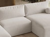 Wohnlandschaft mit Schlaffunktion und Bettkasten Aurora Hellbeige