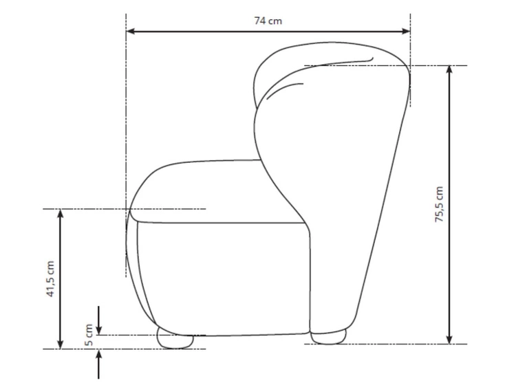 Wohnzimmersessel Silezio Grün