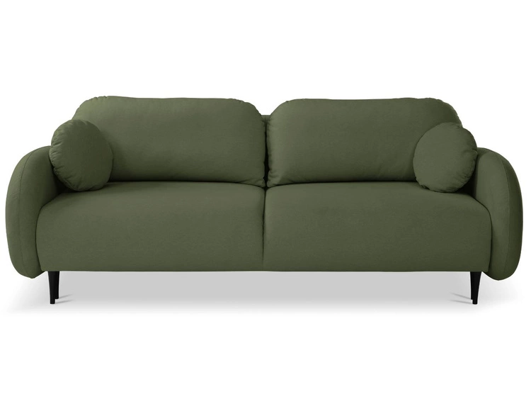 Schlafsofa mit Bettfunktion und Bettkasten Alta Grün