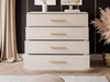 Kommode mit Schubladen und LED-Beleuchtung Nuveo Kaschmir