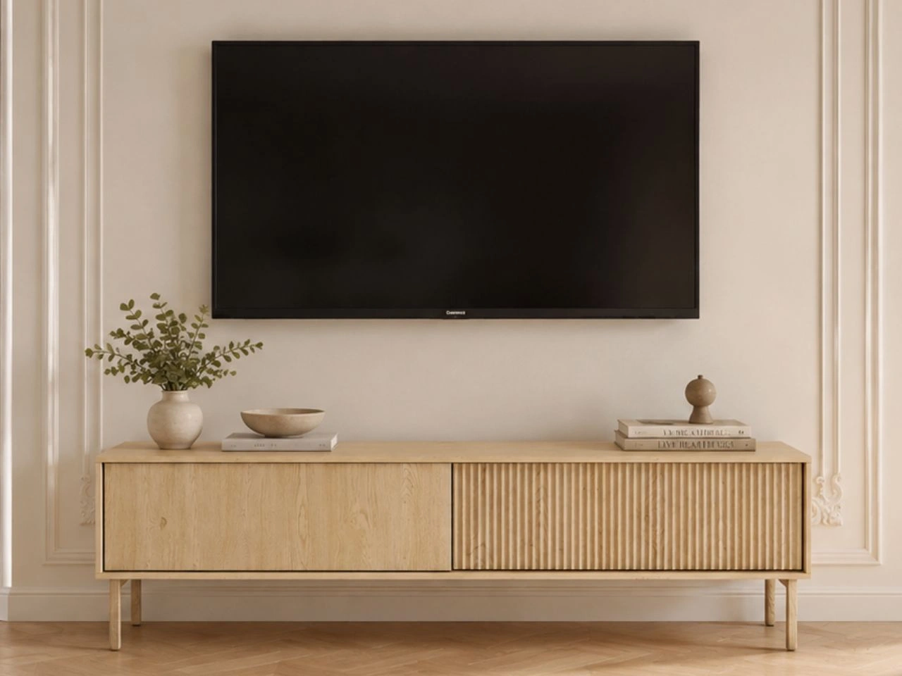 TV-Lowboard mit Türen 187 Gradimento Eiche Cremona