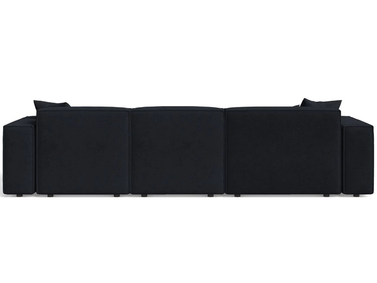 Ecksofa L-Form Links Arizona Schwarz