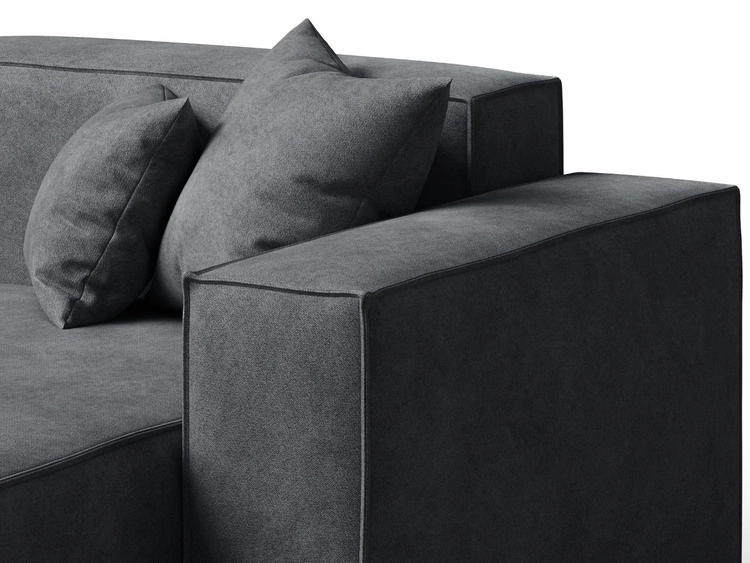 Ecksofa L-Form Rechts Arizona Dunkelgrau