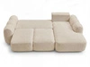 Ecksofa L-Form mit Schlaffunktion und Bettkasten Avelin Rechts Beige