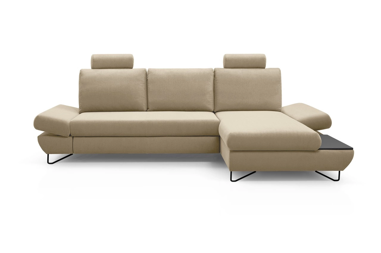 Ecksofa mit Schlaffunktion lexys L Rechts Beige