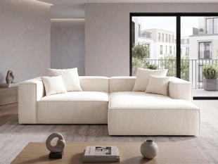 Ecksofa L Rechts Vellaro Creme