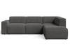 Ecksofa L-Form Rechts Eluno Grau