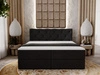 Boxspringbett mit Bettkasten 180x200 Napoli Anthrazit
