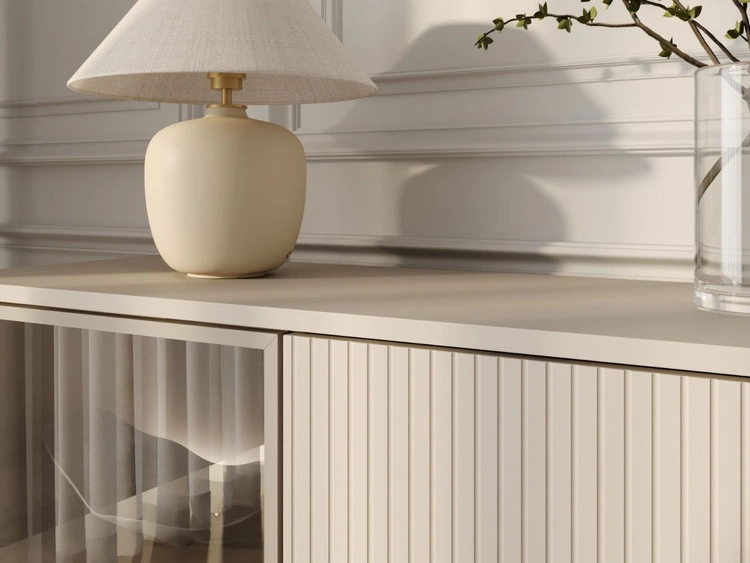 Türkommode mit Led Deo 104 cm Kaschmir