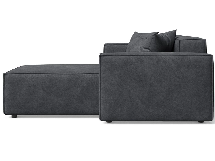 Ecksofa L-Form Rechts Arizona Dunkelgrau