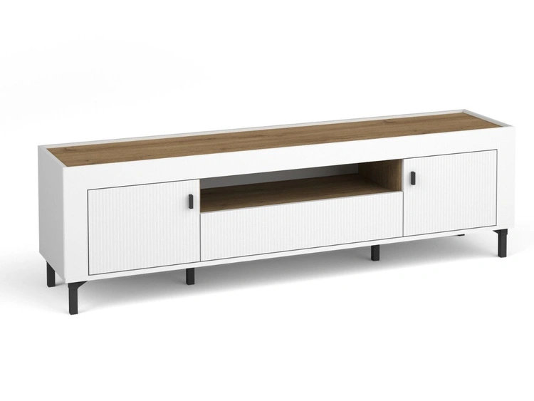 Set für Wohnzimmer Messina Weiß