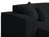 Ecksofa L-Form Links Arizona Schwarz