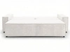 Schlafsofa mit Bettfunktion und Bettkasten Sivra Creme