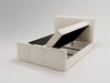 Boxspringbett mit Bettkasten 180x200 Campi Beige