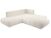 Ecksofa mit Schlaffunktion und Bettkasten Links Kair Beige