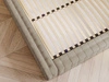 Polsterbett mit Bettkasten und Lattenrost 120x200 Barbados Hellbraun
