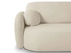 Ecksofa L-Form Rechts mit Schlaffunktion und Bettkasten Oreo Beige
