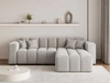 Ecksofa L-Form Rechts Moderne Ecksofa Loopo Grau