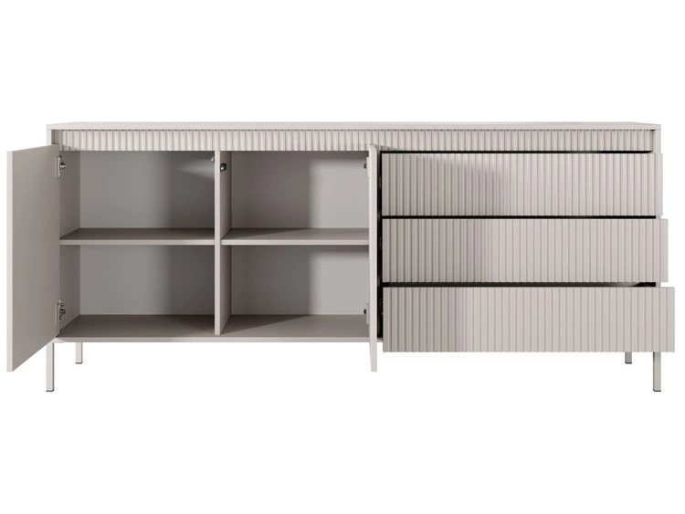 Kommode mit Türen und Schubladen 187 cm Sorano Beige