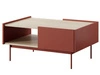 Couchtisch mit Stauraum Drevo Rot