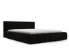 Polsterbett mit Bettkasten und Lattenrost 140x200 Orio Schwarz