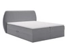 Boxspringbett mit Bettkasten 140x200 Bogota Dunkelgrau
