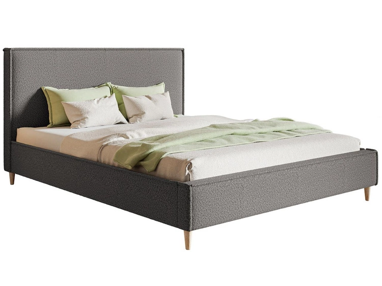 Polsterbett mit Lattenrost 120x200 Grenada Grau