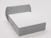 Boxspringbett mit Bettkasten 160x200 Bogota Hellgrau