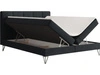 Boxspringbett mit Bettkasten 120x200 Vendi grau