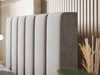 Boxspringbett mit Bettkasten 140x200 Cascada Grau