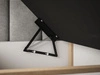 Boxspringbett mit Bettkasten 140x200 Cascada Grau