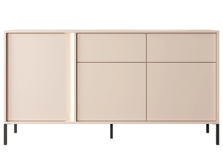 Kommode mit Türen und Schubladen Dego Beige