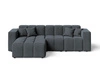 Ecksofa L-Form Links Moderne Ecksofa Loopo Dunkelgrau