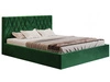 Polsterbett mit Bettkasten und Lattenrost 120x200 Andri Grün