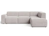 Ecksofa L-Form Rechts Eluno Grau