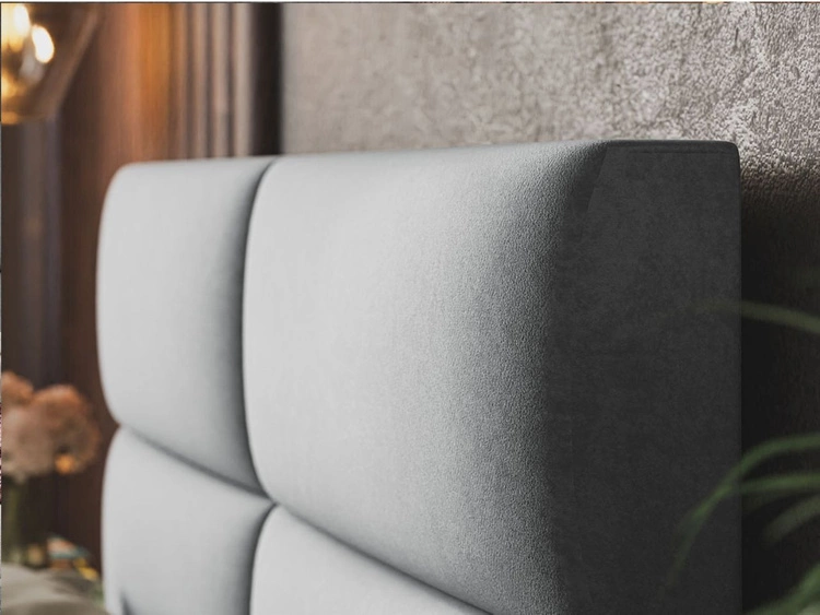 Polsterbett mit Bettkasten und Lattenrost 160x200 Marad Weiß