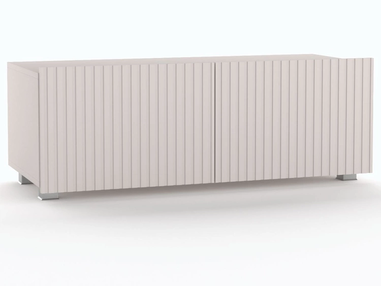 Set mit zwei TV-Lowboard mit Türen 100 cm Kioto Cashmere