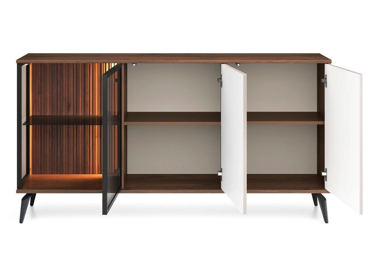 Türkommode 154 cm Vinni Dunkler Walnuss Cashmere