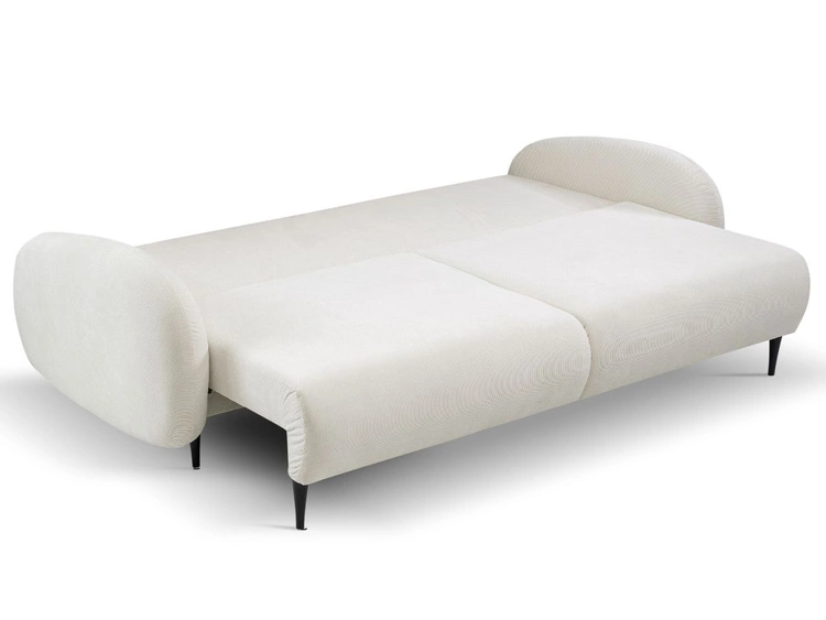 Schlafsofa mit Bettfunktion und Bettkasten Alta Hellbeige